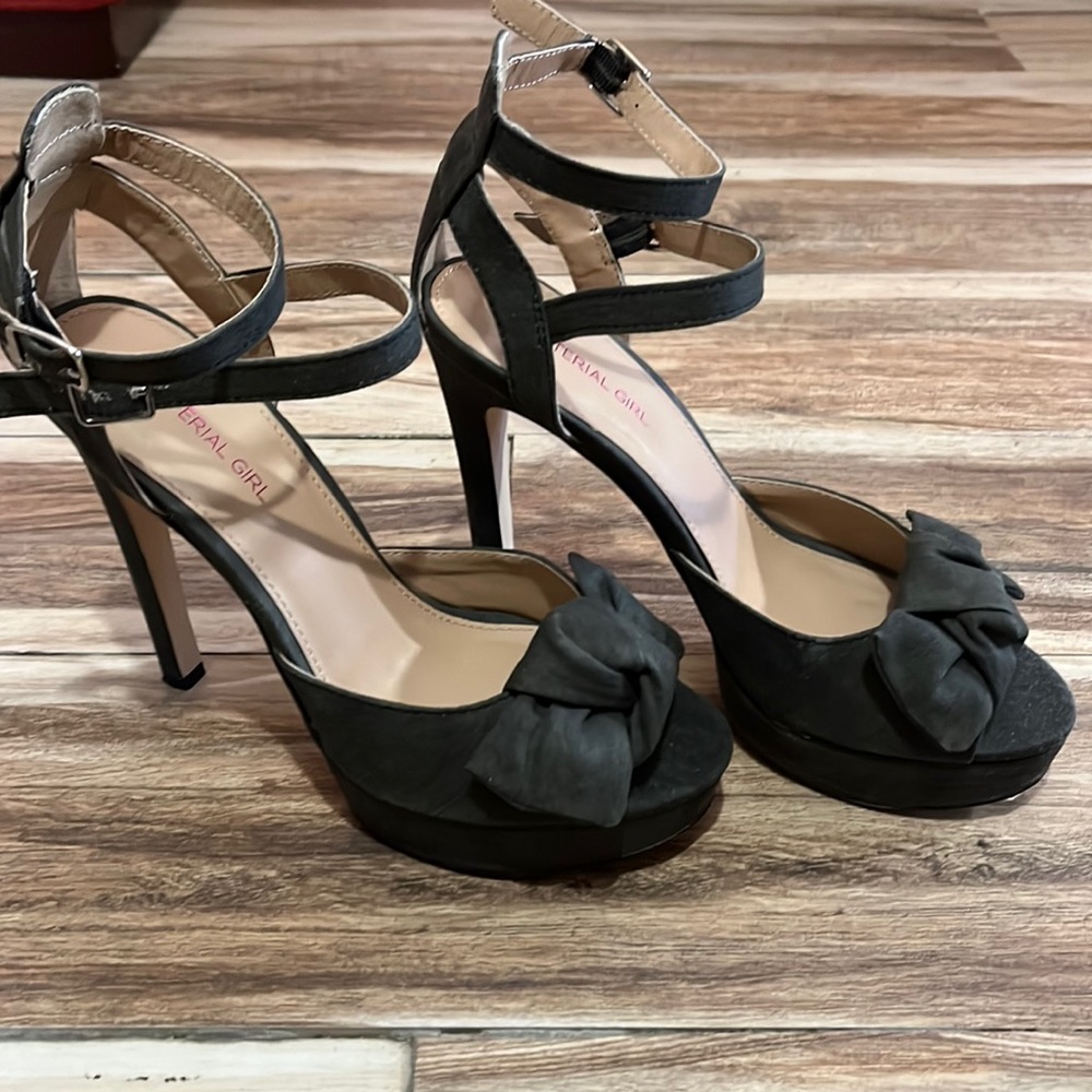 Material Girl Peep Toe Platform Stiletto